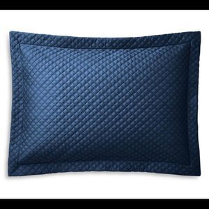 Ralph Lauren Quilted Sateen Argyle Sham - Standard Pillowcase - Open box